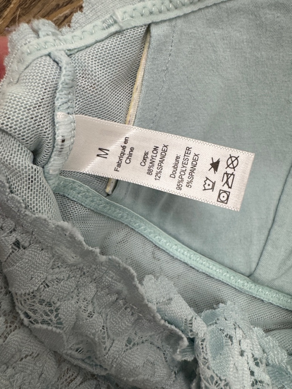 Lace Bralette in Light Blue - Women Intimates & Sleepwear - Picture 8 of 8